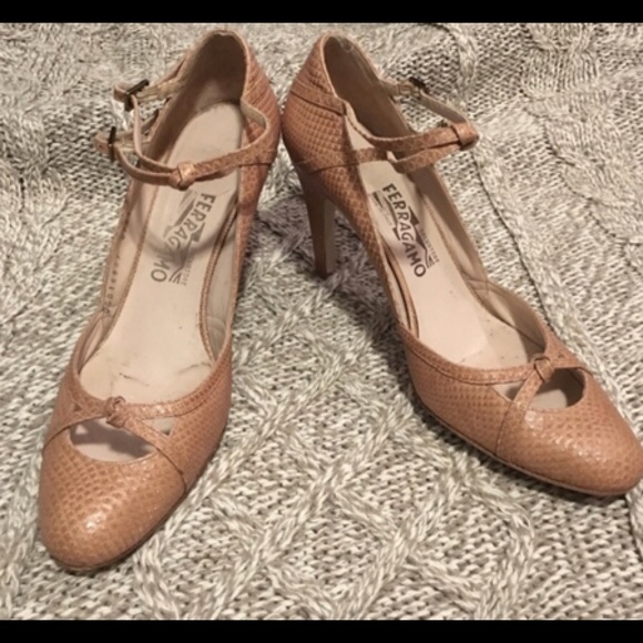 Salvatore Ferragamo Shoes - 🏁🍀Salvatore Ferragamo - Lizard Heel - Size 39
